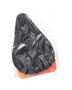 Fahrrad Sattelbezug 100% Polyester mit Silikon-Polsterung schwarz 27 x 17 cm