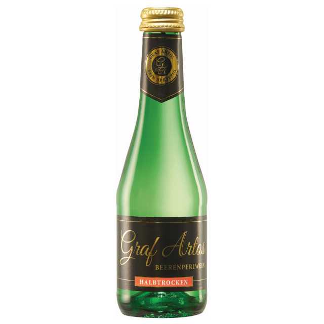 Graf Artos Beerenperlwein halbtrocken Piccolo