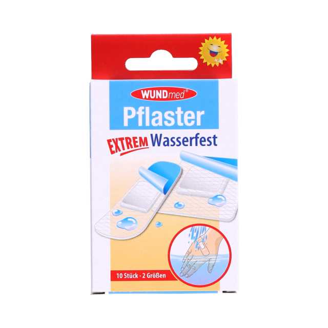 WUNDmed® Pflaster Extrem Wasserfest 10er 2 versch. Größen