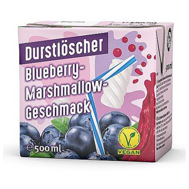 Durstlöscher Fruchtsaftgetränk Blueberry-Marshmallow