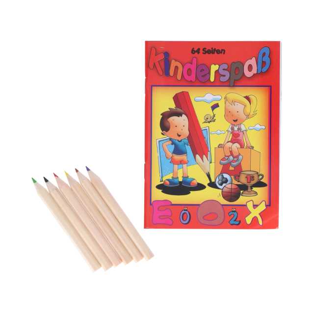 Mal- & Rätselbuch Kinderspaß