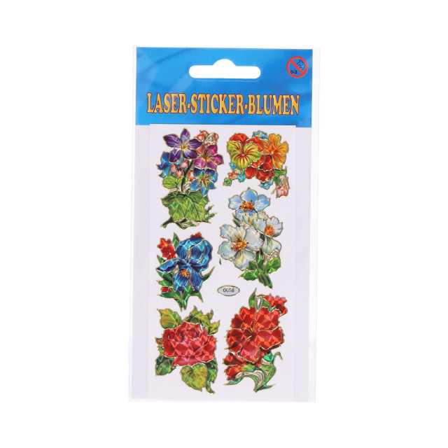 Sticker Laser Blumen