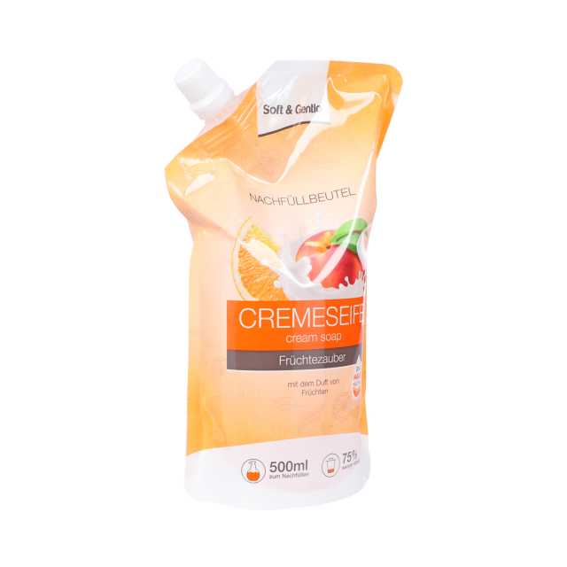 Flüssigseife Nachfüllbeutel 500 ml Früchtezauber