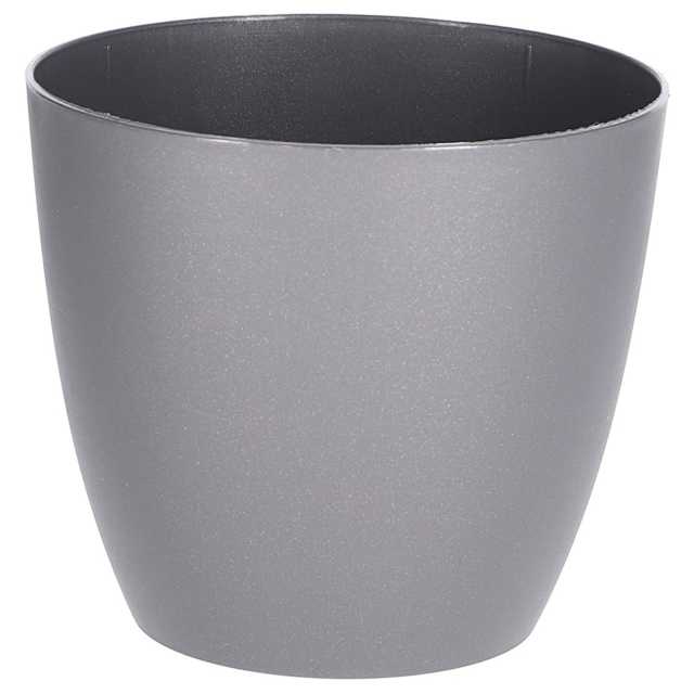 Ella Übertopf, anthrazit, 13 cm