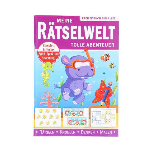 Rätselbuch für Kinder DIN A5 96 Seiten