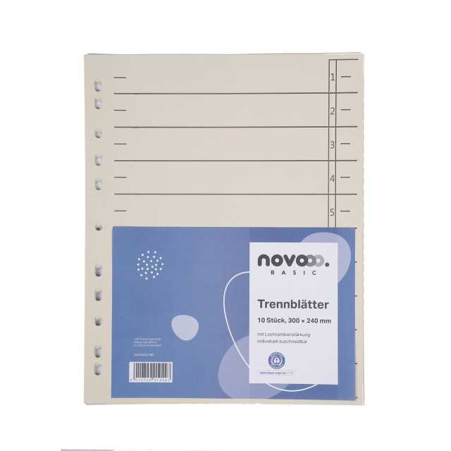 novooo Trennblätter DIN A4 10er