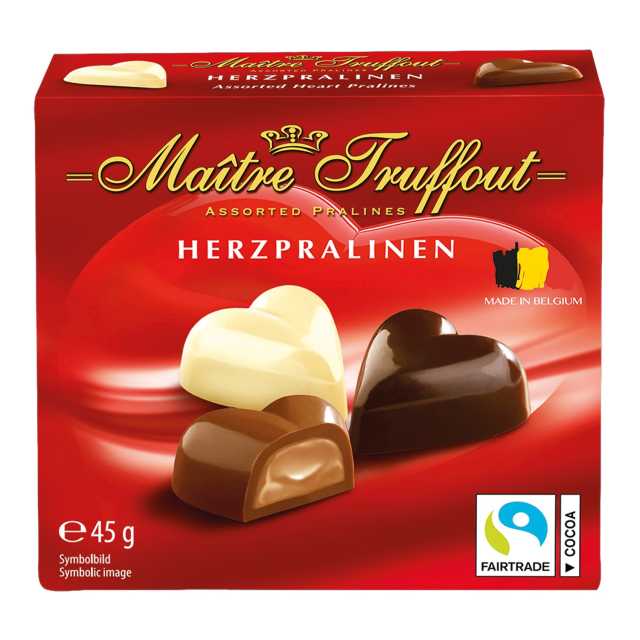 Maitre Truffout Belgische Mini Pralinen, 45 g
