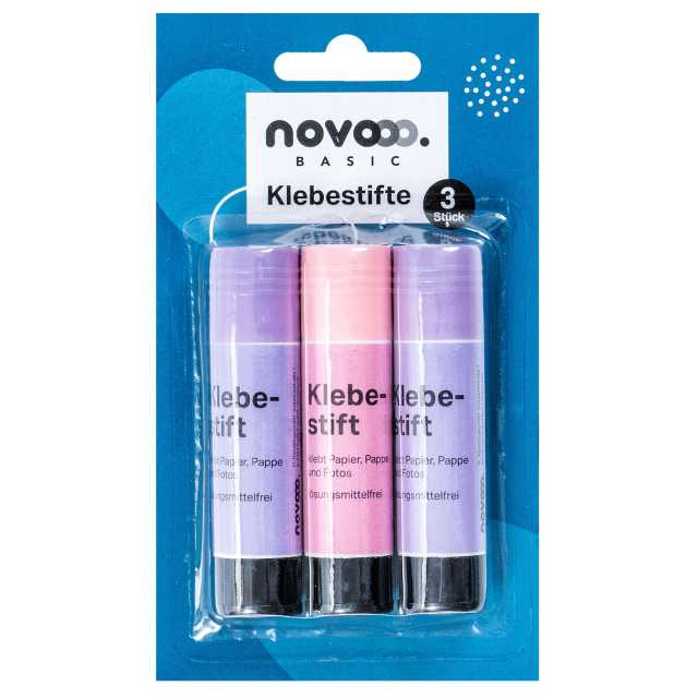 novooo Klebestifte 3x9g
