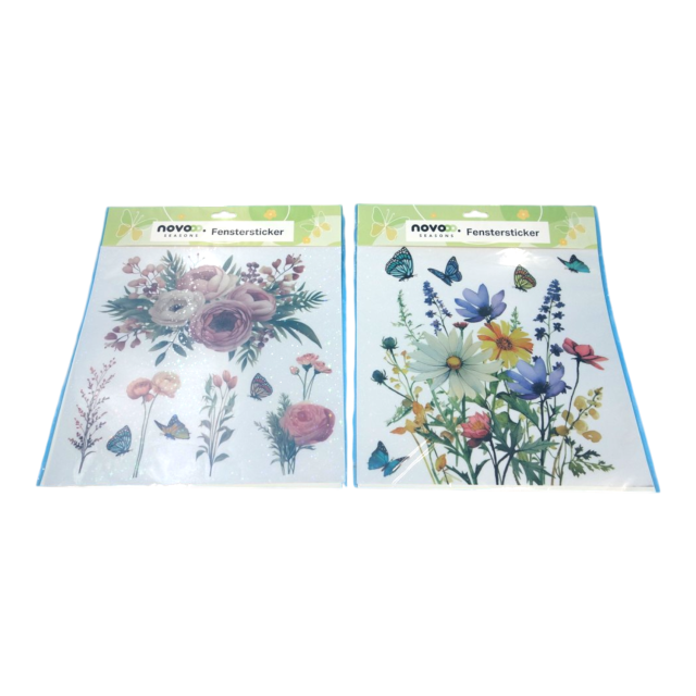 novooo Fenstersticker Floral
