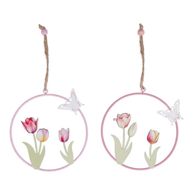 novooo Dekohänger Tulpe Metall