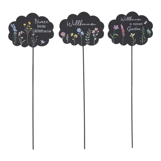 novooo Dekostecker Floral Metall