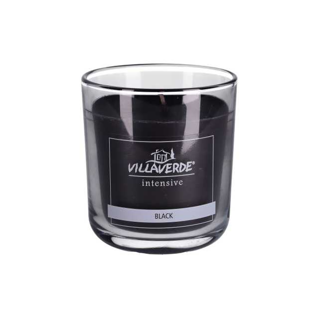 Duftkerze im Glas Black Höhe 8,8 cm
