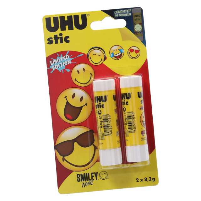 UHU Klebestift Smiley World 2x 8,2g
