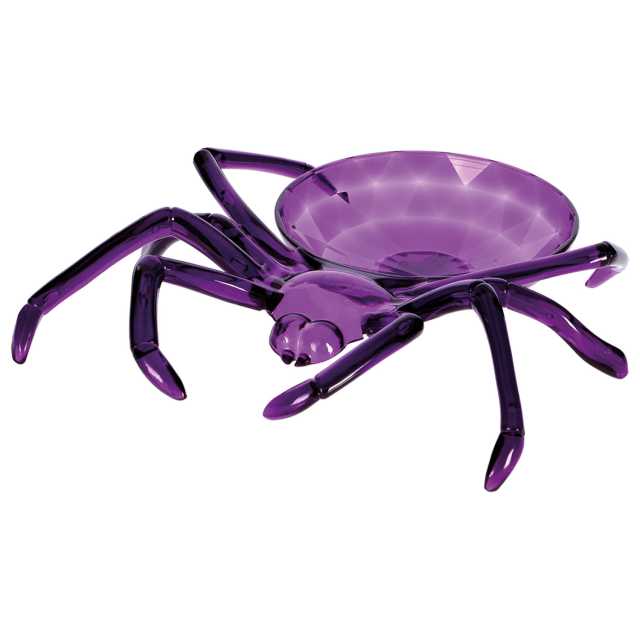 Halloween Schale Spinne aus Kunststoff 3fach