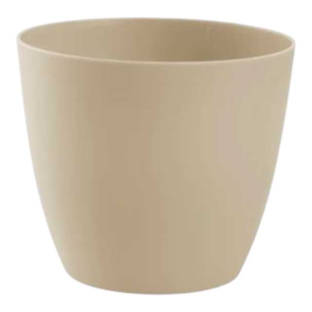 Blumenübertopf Ella Ø=15cm aschgrau