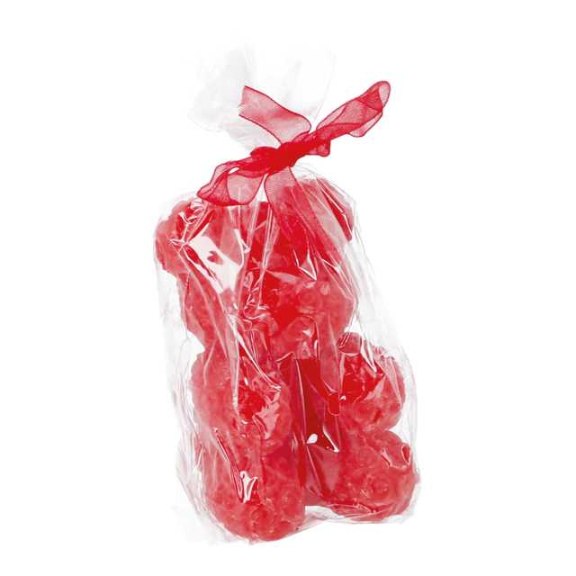 novooo Kerze Bär Rosen