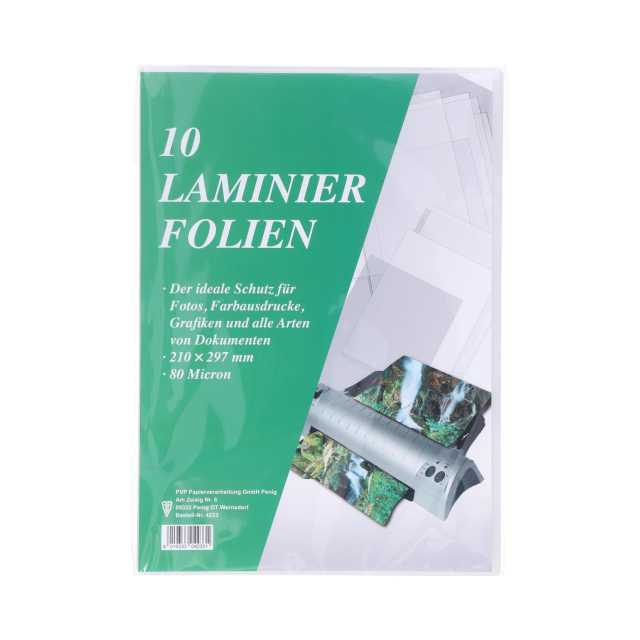 Laminierfolien A4 80 Micron, 10 Stück