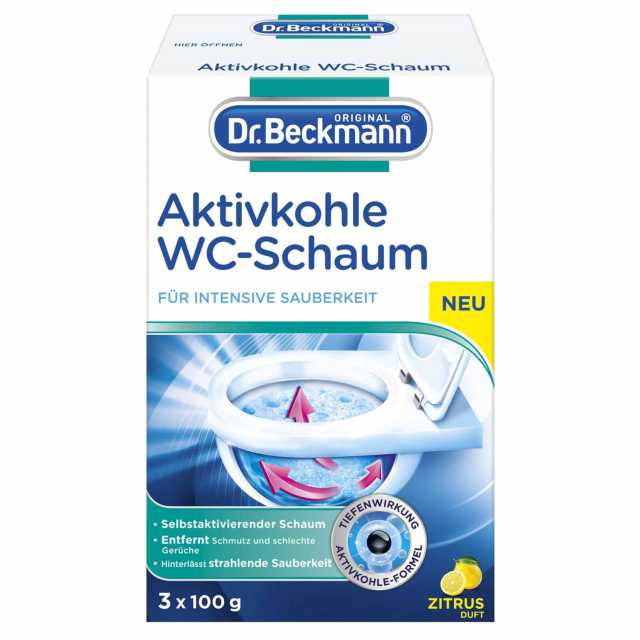 Dr. Beckmann Dr.Beck.Aktivkohle WC-Schaum für intensive Sauberkeit