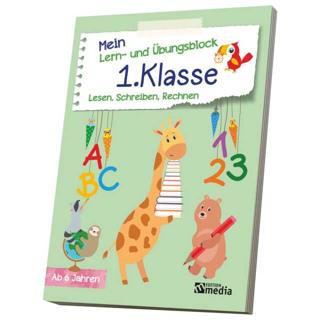 Mein Lern-/Übungsblock DIN A5 80 Seiten 8fach