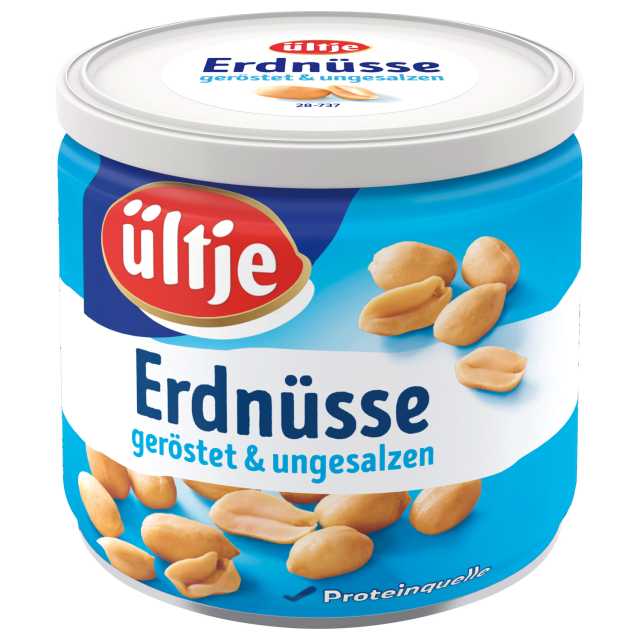Erdnüsse geröstet Dose, ohne Salz