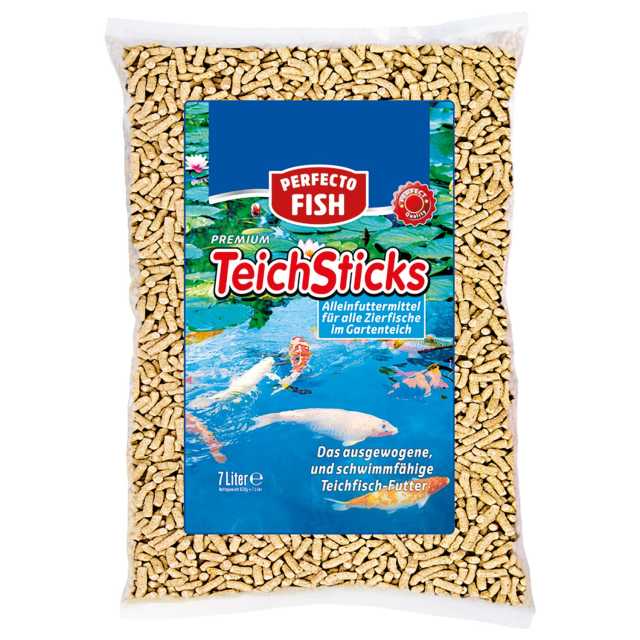 Perfecto Fisch Premium Teichsticks, 7 l Beutel