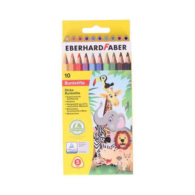 Eberhard Faber Dicke Buntstifte 10er