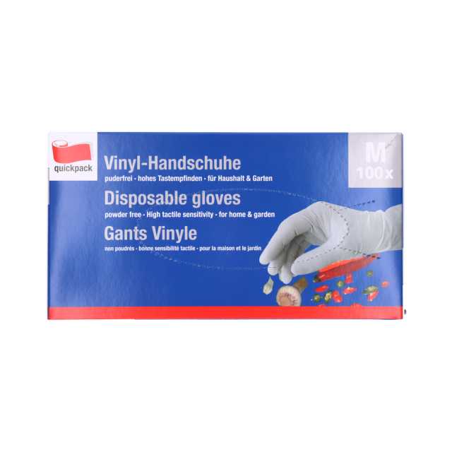 Einmalhandschuhe Vinyl 100er Gr. M
