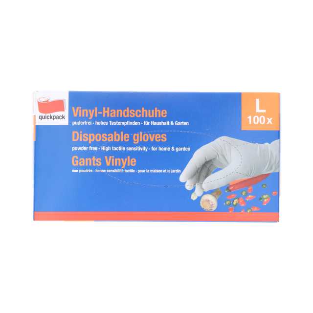Einmalhandschuhe Vinyl 100er Gr. L