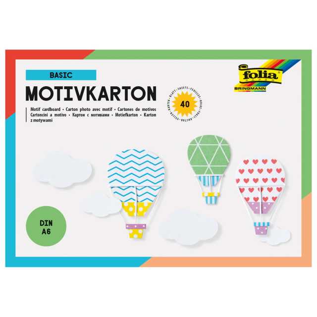 folia® Tonpapier & Fotokarton DIN A6 Basic