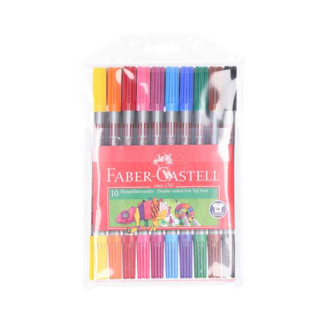 Faber-Castell Doppelfasermaler 10er