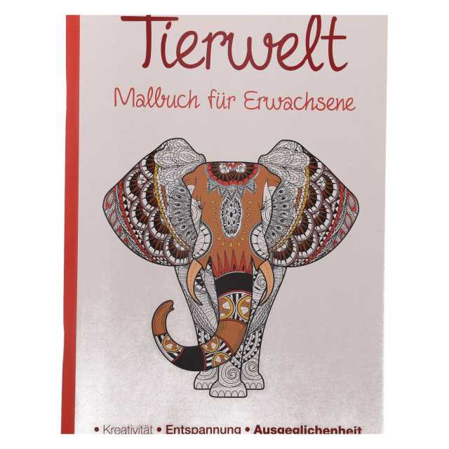 Malbuch für Erwachsene DIN A4 80 Seiten 4fach