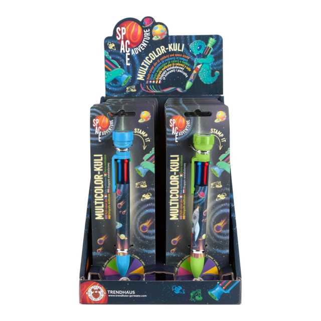 Kugelschreiber Adventure mehrfarbig + Stempel