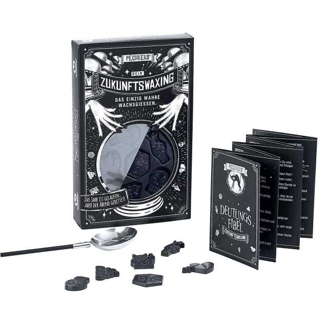 Pechskeks Wachsgießen 6 schwarze Pechfiguren