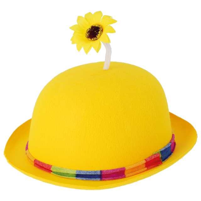 Fasching Hut mit Blume