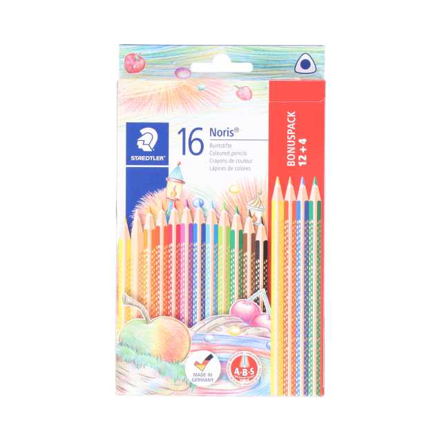 STAEDTLER Noris Colour Buntstifteset 12+4