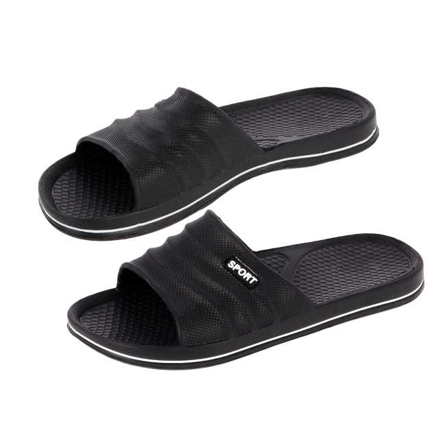 Herren-Badepantolette Gr. 40-45, uni