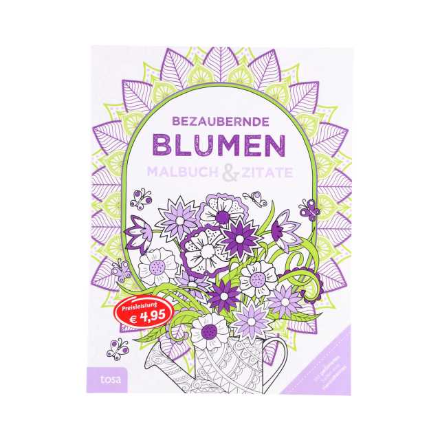Tosa Malbuch für Erwachsene, A4