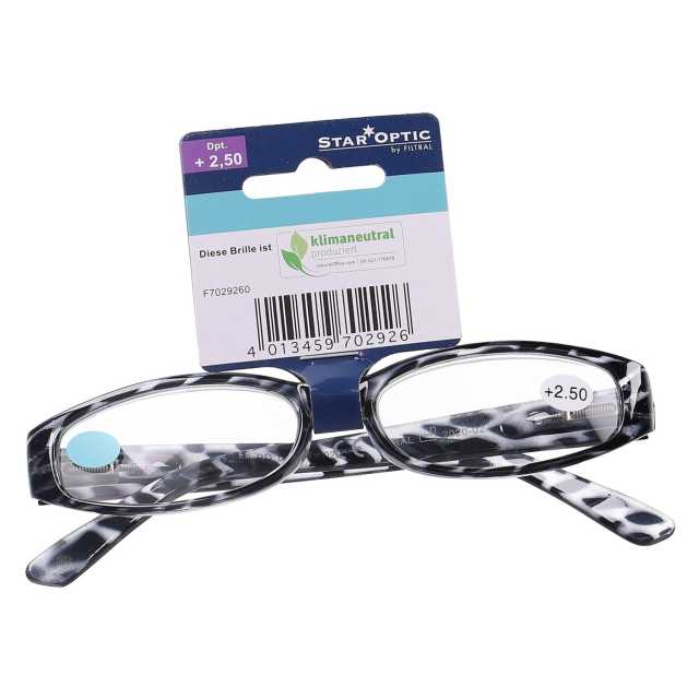 Star Optic Lesehilfe MD5 aus Kunststoff +2,5 Dioptrien camouflage schwarz