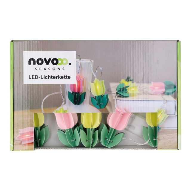 novooo Lichterkette Tulpen 10LED