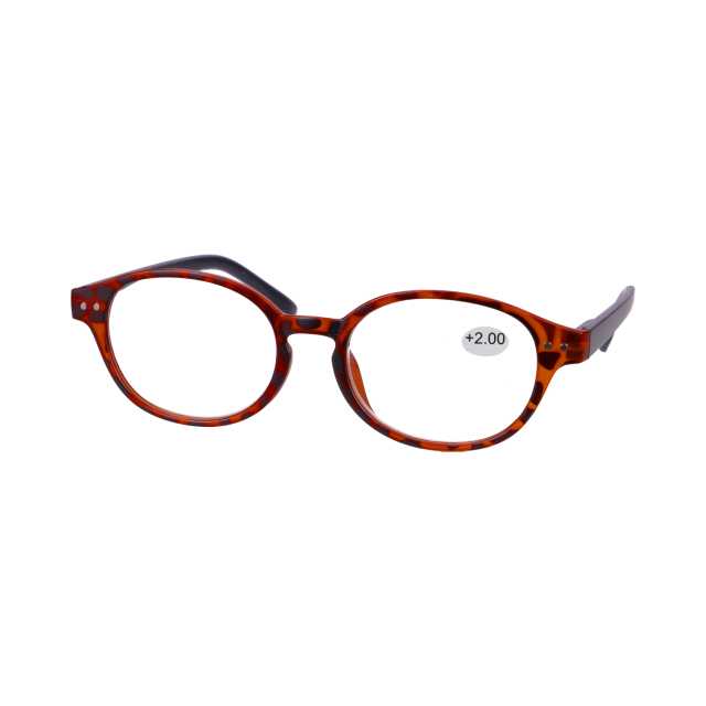 Star Optic Lesehilfe MD1 aus Kunststoff +2,0 Dioptrien schwarz/braun