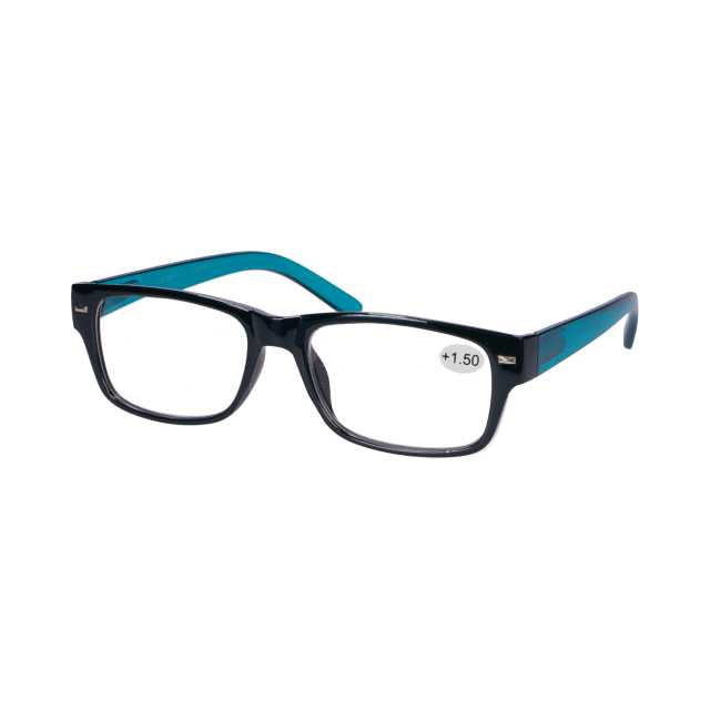 Star Optic Lesehilfe MD2 aus Kunststoff +1,5 Dioptrien schwarz/blau