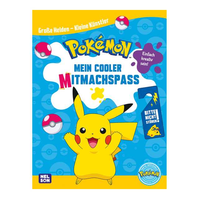 Beschäftigungsbuch Pokemon Mitmachspaß