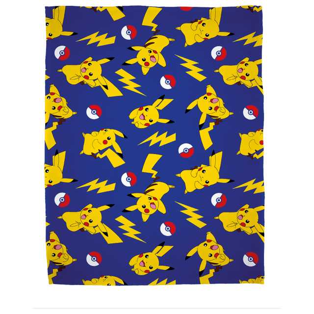 Fleecedecke Pokemon Pikachu