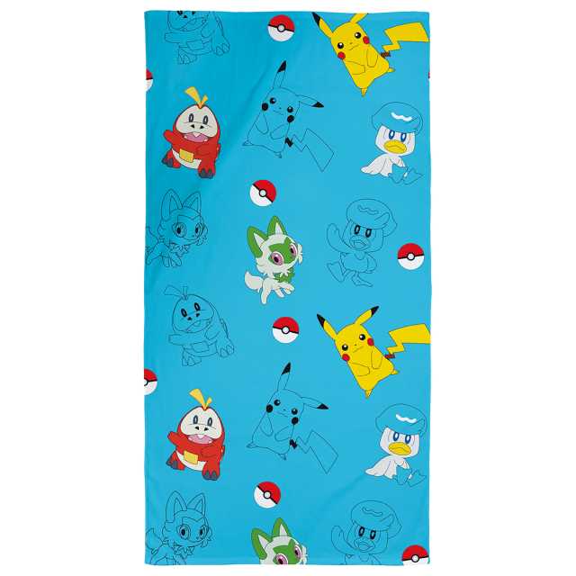 Strandlaken türkis Pokémon 75x150cm