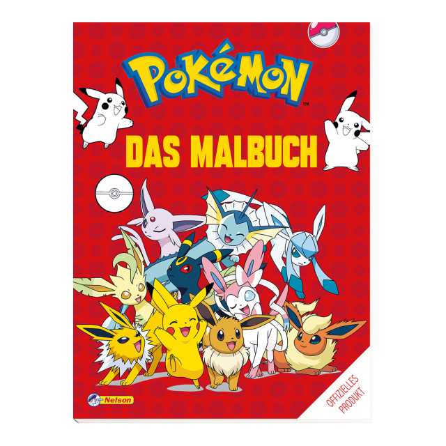 Malbuch Pokemon 80 Seiten