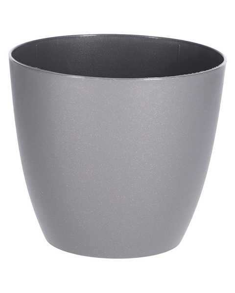 Ella Übertopf anthrazit, 13cm