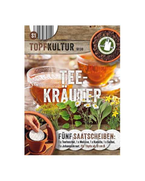 Saatscheiben Tee Kräuter