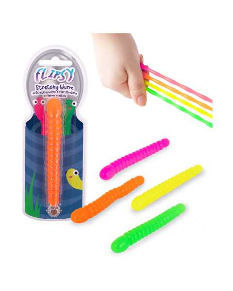 Figur Stretchy Würmer vers. Farben