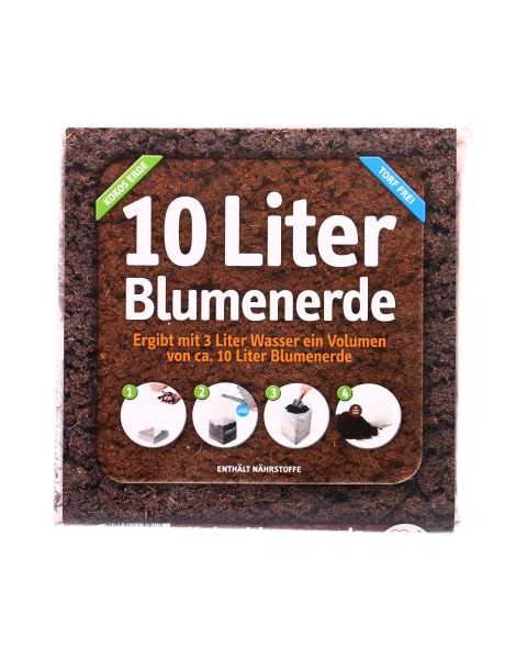Blumenerde Kokoserde 10 Liter torffrei