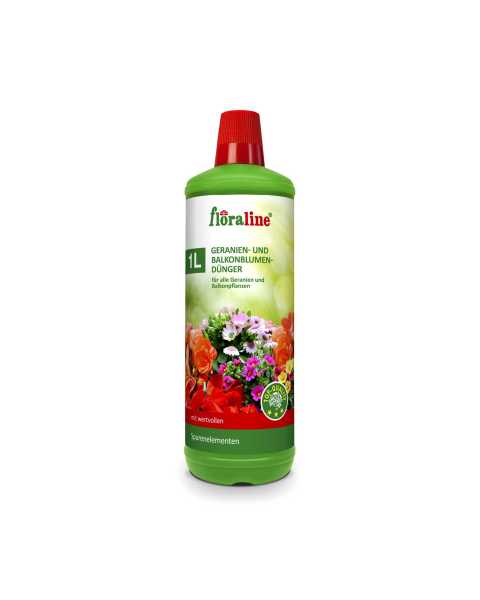 Floraline Geranien- & Balkonblumendünger 1l